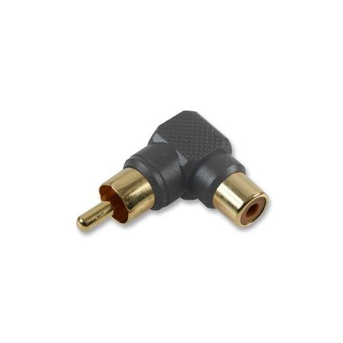 PRO SIGNAL - PSG02734 - PHONO ADAPTOR, 90DEG, GOLD, BLK