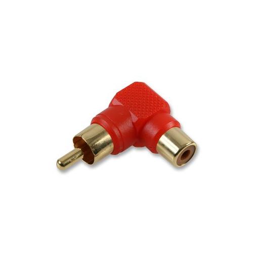 PRO SIGNAL - PSG02735 - PHONO ADAPTOR, 90DEG, GOLD, RED