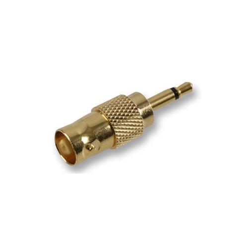 PRO SIGNAL - PSG02771 - ADAPTOR, BNC SKT TO 3.5 JACK P, GOLD