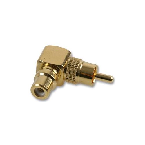 PRO SIGNAL - PSG03203 - ADAPTOR, PHONO, 90DEG, GOLD