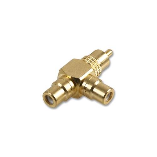 PRO SIGNAL - PSG03205 - ADAPTOR, 2 TO 1 PHONO, GOLD