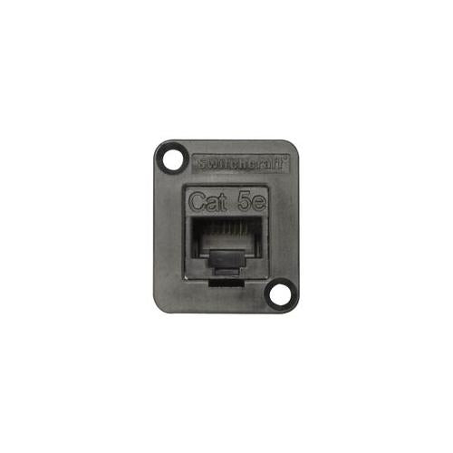 SWITCHCRAFT - EHRJ45P5E - RJ45 CAT 5E, FEED THRU, PANEL