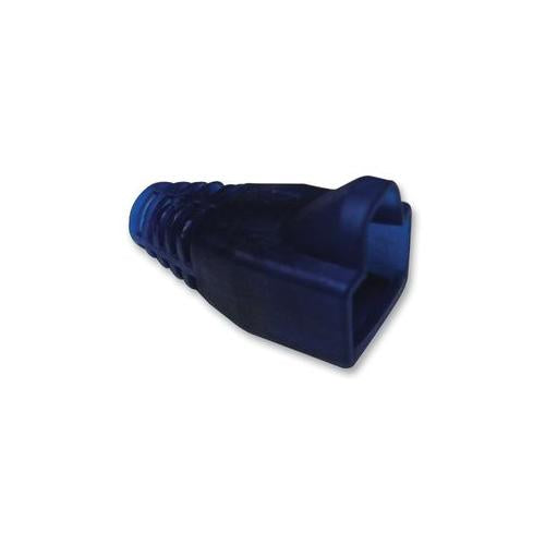 RJ45 Hood BLUE - RJ45 HOOD TRANSLUCENT 10 PACK - BLUE