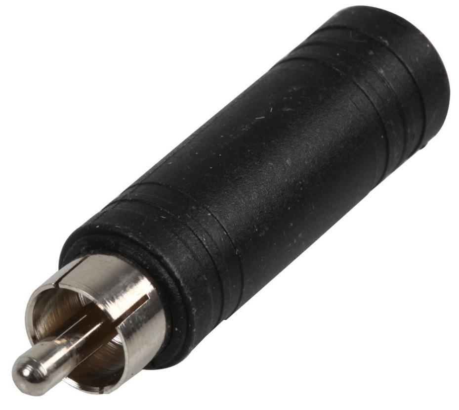 6.35mm Mono Jack Socket To RCA Phono Plug - PRO SIGNAL