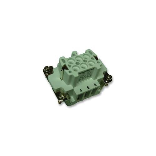 PROCON - 710106 - FEMALE INSERT - 6 POLE - 51 X 31.5 X 34MM