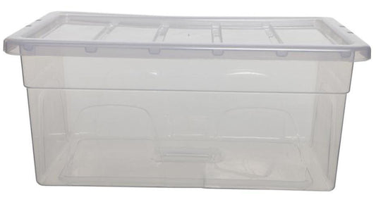 56cm 38L Spacemaster Midi Storage Box - 250mm x 380mm x 560mm - WHITEFURZE