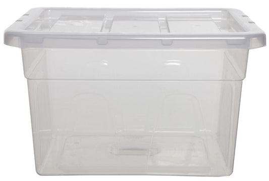 40cm 22L Spacemaster Maxi Storage Box - 245mm x 320mm x 400mm - WHITEFURZE