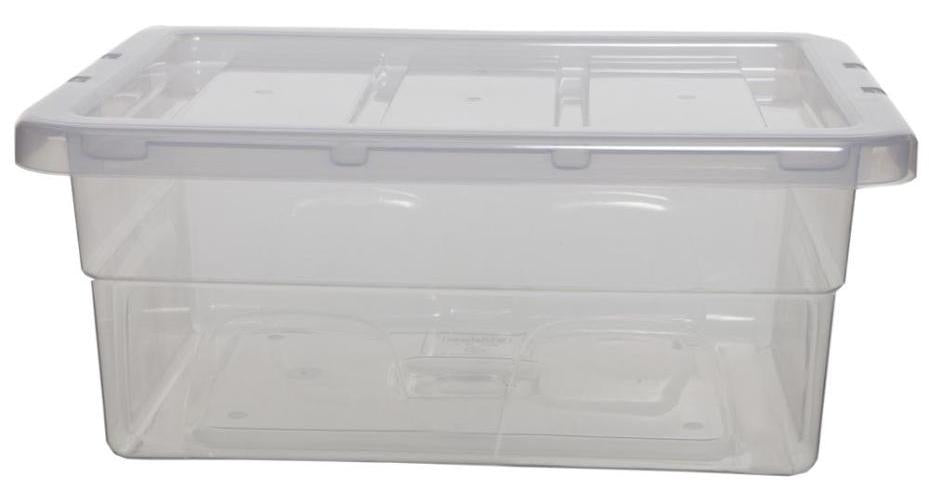 40cm 15L Spacemaster Midi Storage Box - 170mm x 320mm x 400mm - WHITEFURZE