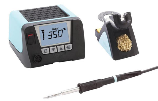 150W 1-Channel Soldering Station with Soldering Iron &amp; Safety Rest - WELLER