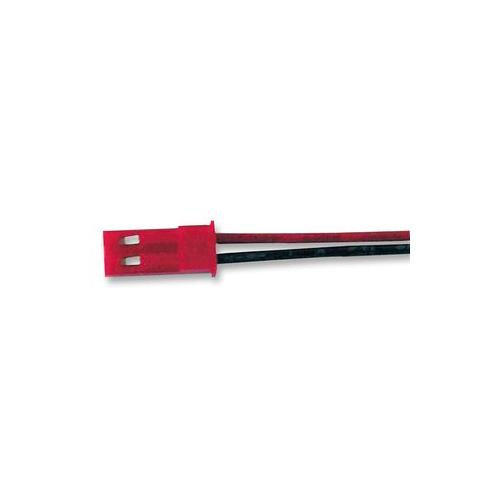 JST (JAPAN SOLDERLESS TERMINALS) - SYP-02T-1 - PLUG, 2.5MM, RED