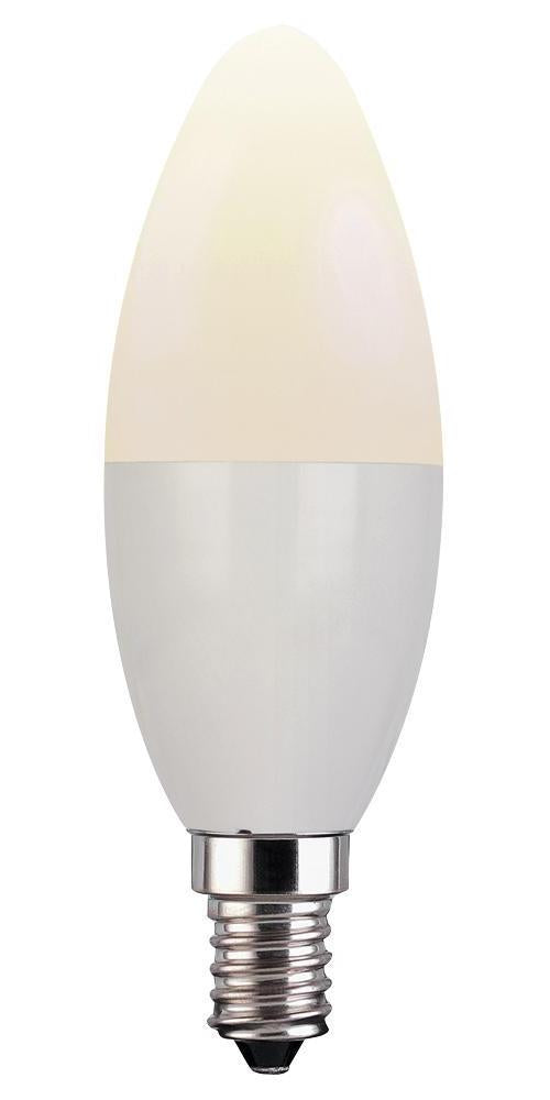 5.5W Dimmable Smart LED Candle Lamp, 470 Lumens, 2700K - TCP