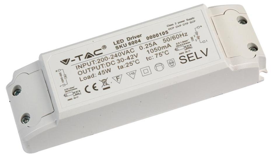 45W DRIVER FOR LED PANEL - V-TAC