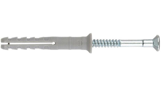 10mm x 165mm N-S Nylon Hammerfix Screws, 50 Pack - FISCHER FIXINGS
