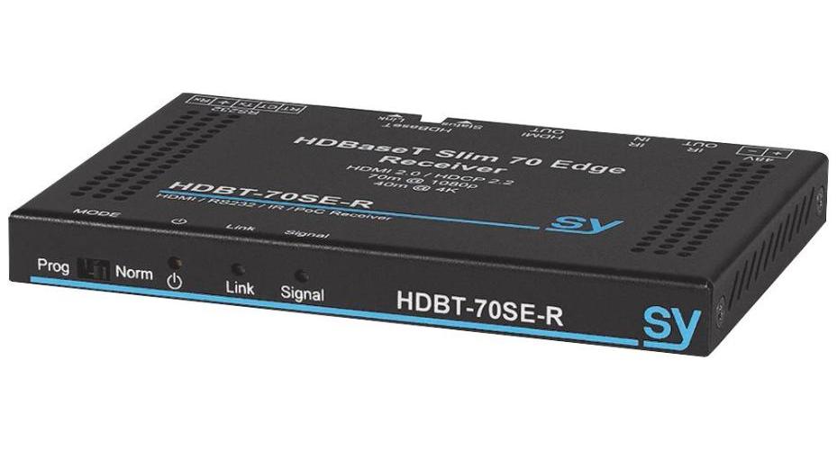 4K UHD 30Hz Slim 70m HDBaseT Receiver - SY ELECTRONICS