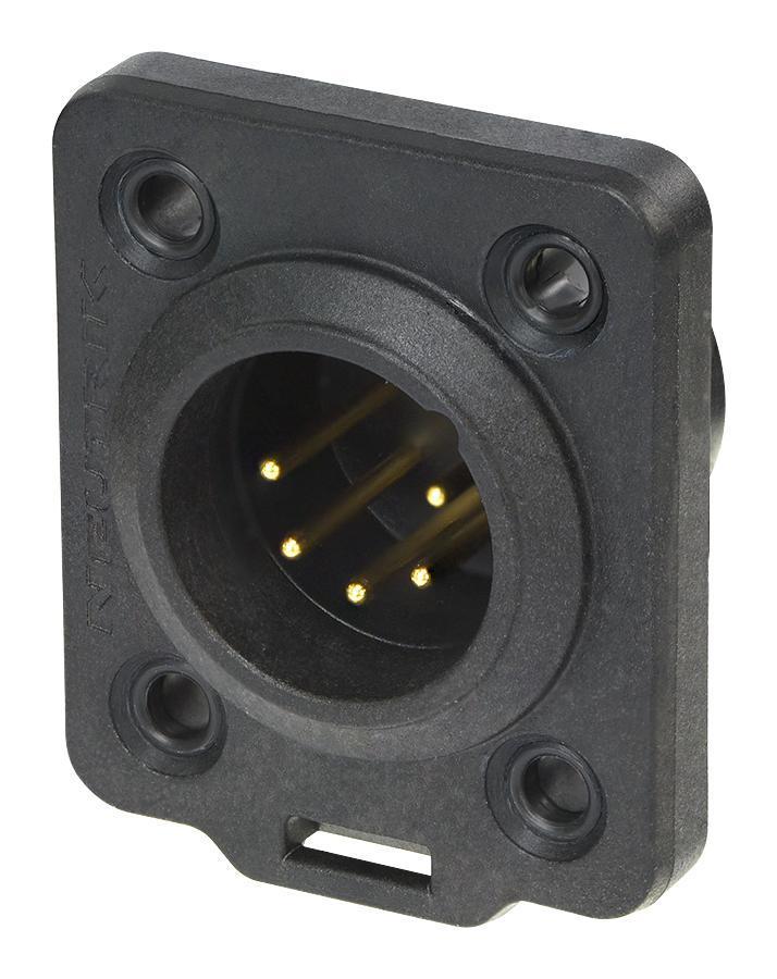 5-Pole Male XLR Chassis Connector - NEUTRIK