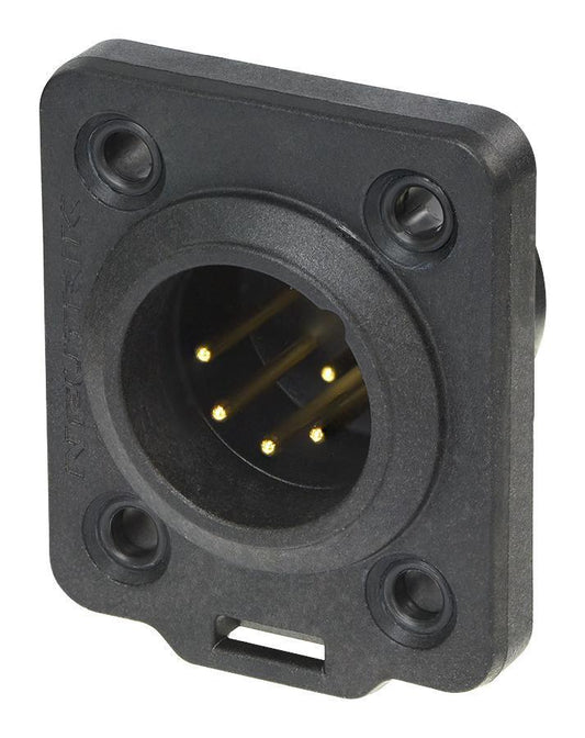 5-Pole Male XLR Chassis Connector - NEUTRIK