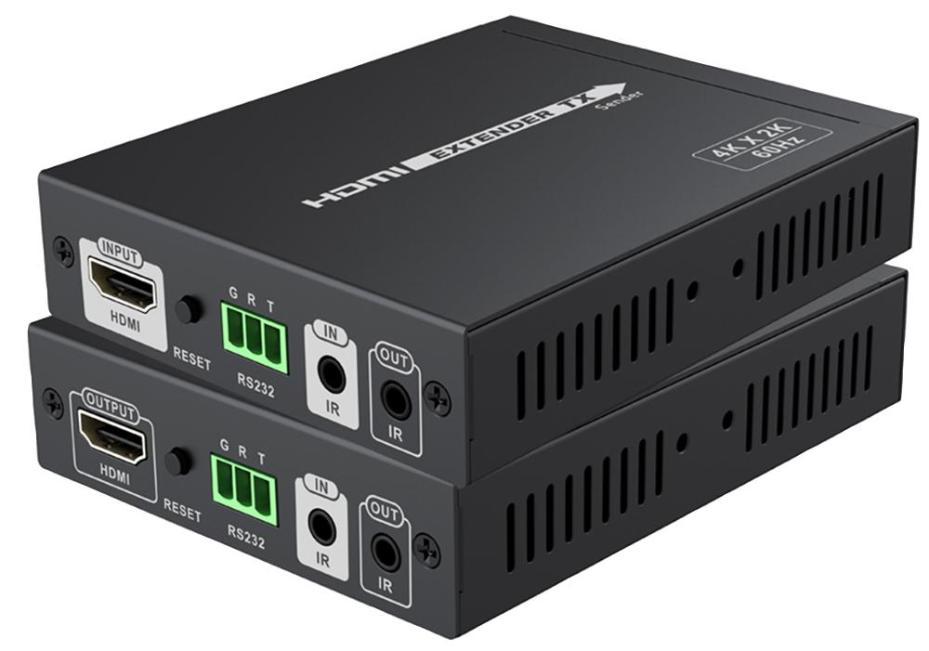 4K UHD HDMI over Cat6 / Cat7 HDBaseT Extender with RS232 &amp; IR, 70m - PRO SIGNAL