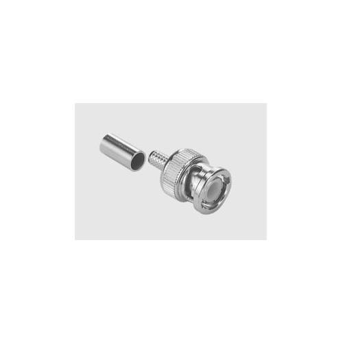 MULTICOMP - 13-10-4 - PLUG, BNC, CRIMP, 75R, 2002, NI