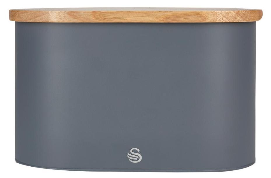 Nordic Oval Bread Bin with Cutting Board Lid - SWAN