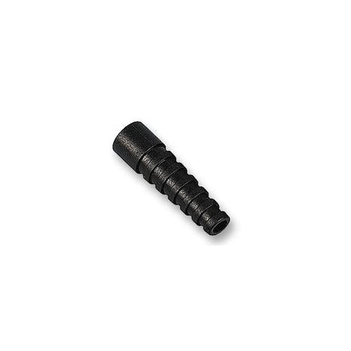 RG59/62SRB-BK - BNC STRAIN RELIEFS, BLACK, RG59 , 10 PACK