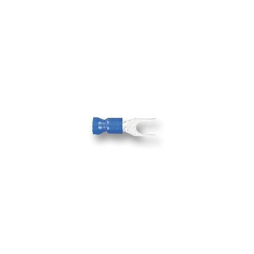 MULTICOMP - SVES2-4. - BLUE 4MM FORK CRIMP , 100 PACK