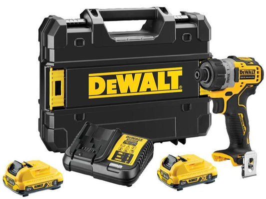 12V 2x 2Ah XR Li-Ion Cordless Brushless Sub-Compact Screwdriver - DEWALT