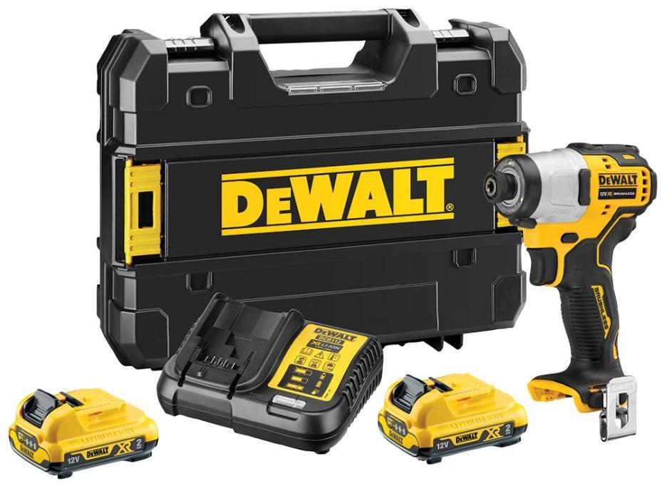 12V 2x 2Ah XR Li-Ion Cordless Brushless Impact Driver - DEWALT