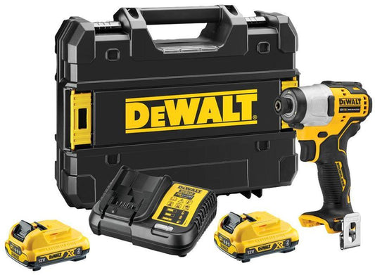 12V 2x 2Ah XR Li-Ion Cordless Brushless Impact Driver - DEWALT