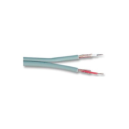 PRO POWER - JY-1066 GREY - 10/0.12MM TWIN SCREENED AUDIO CABLE GREY 100 METRES