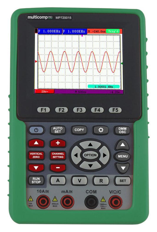 1-Channel Handheld Digital Storage Oscilloscope, 60MHz - MULTICOMP PRO