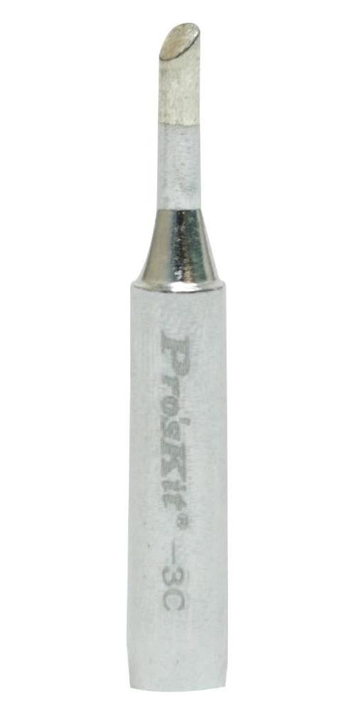 Soldering Iron Tip, Flat, 3 mm Tip Width - TENMA