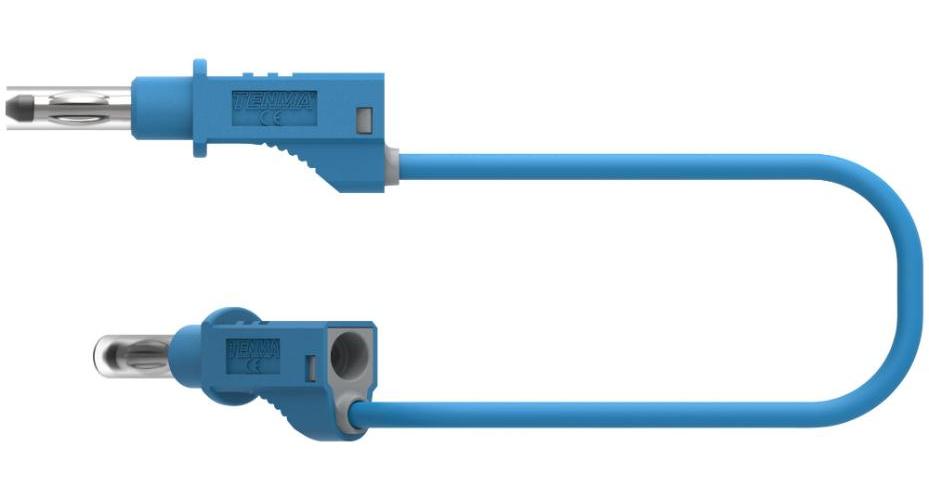 4mm Stackable Banana Plug, Shrouded, 600V - TENMA