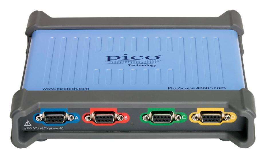 PicoScope 4-Channel High Resolution Differential USB Oscilloscope, 20M ...