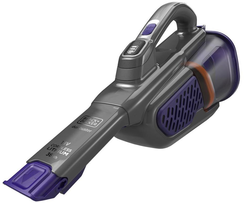 0.7L 18V 2Ah Li-Ion Cordless Pet Dustbuster Hand Vacuum - BLACK &amp; DECKER