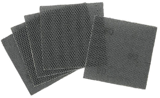 1/4 Mesh Sanding Sheets 115 x 115mm 80 Grit - 5 Pack - DEWALT