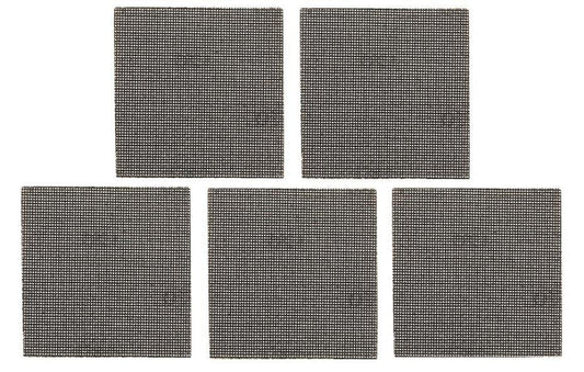 1/4 Mesh Sanding Sheets 115 x 115mm 120 Grit - 5 Pack - DEWALT