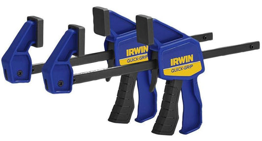 150mm (6") Light Duty Mini One-Handed Bar Clamps, 2 Pack - IRWIN QUICK-GRIP