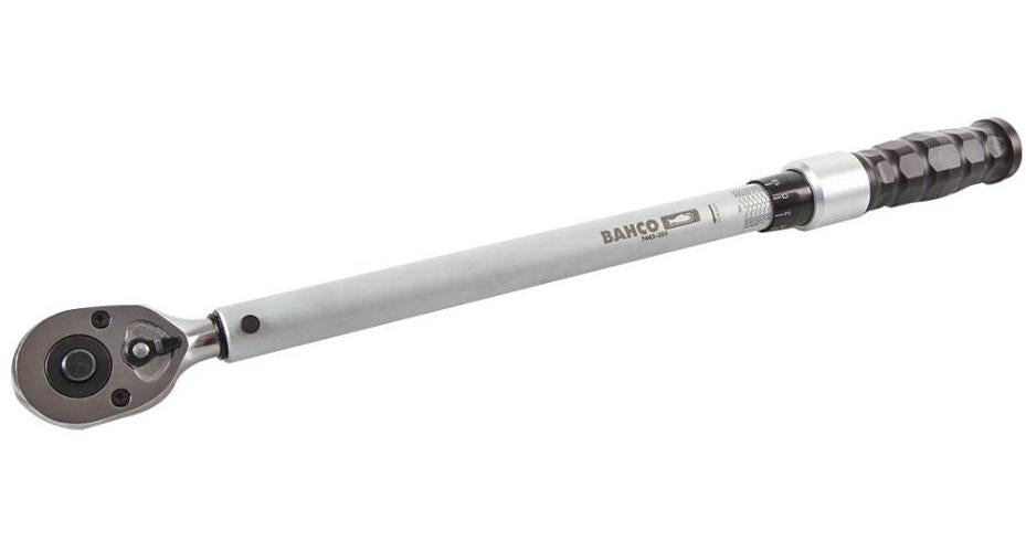 1/2" Drive Click Torque Wrench, 60Nm - 300Nm - BAHCO