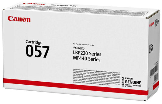 057BK Toner Cartridge, Black - 3100 Pages - CANON