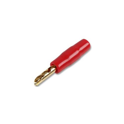 PRO SIGNAL - PSG03597 - 4MM PLUG, GOLD, RED