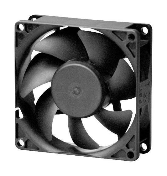 12V DC, Axial Fan, 80 x 80 x 25mm, 37CFM - MC002708