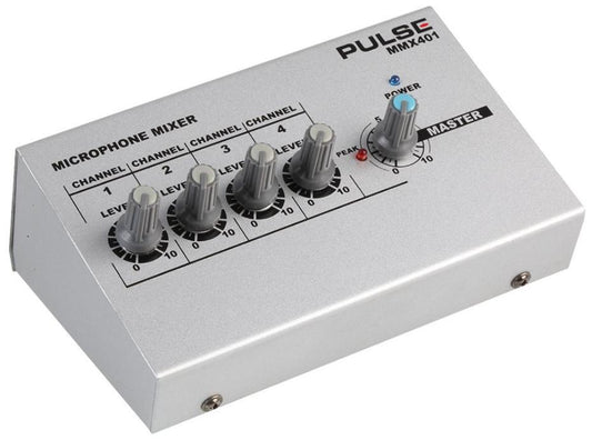 4 Channel Compact Microphone Mixer - MMX401