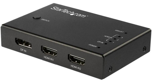 4 Input 4K UHD HDMI 2.0 Video Switch, 3x HDMI &amp; 1x DisplayPort to HDMI - VS421HDDP