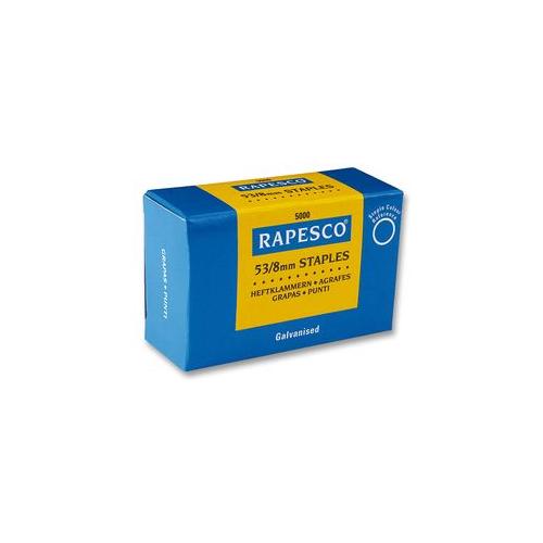 RAPESCO - 0750 - STAPLES, 53/8MM (BOX OF 5000)