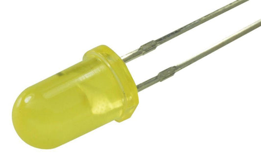 LED, Yellow with Inbuilt Resistor, 5mm, 5V - MCL053HYD/5