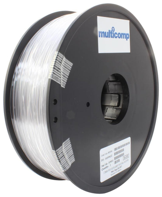 1.75mm Natural PETG Filament for 3D Printer, 1kg - MC011464