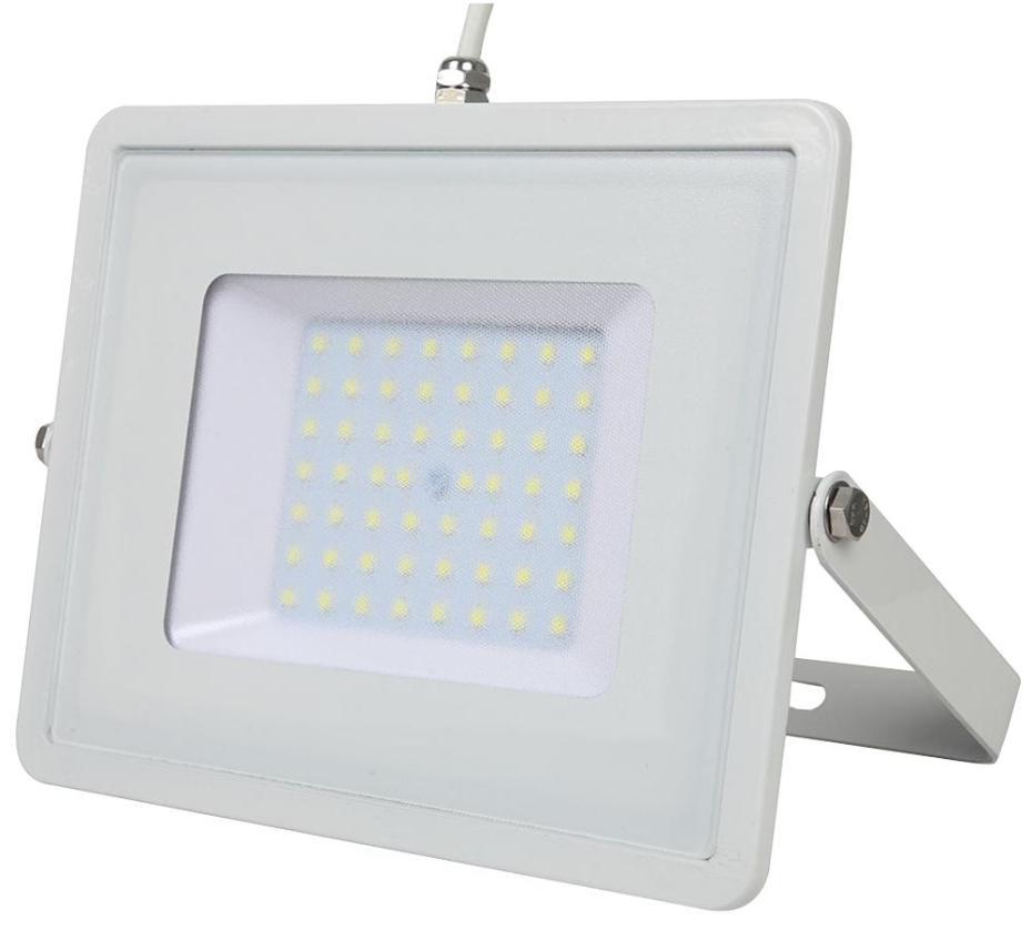 50W High Lumen LED Floodlight, 6000lm, 4000K, White, IP65 - VT-56 762