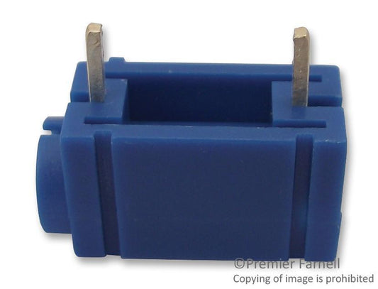 4mm Socket, PCB Mount, Blue, 24A - 24.243.5