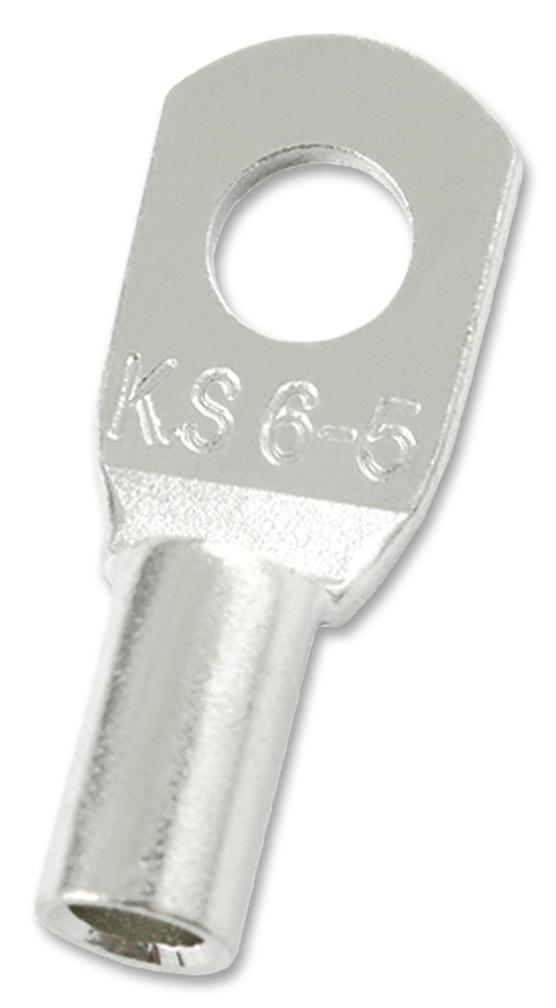 6.0mm² Copper Crimp Terminal Lug, 10AWG, M5 - MC000772