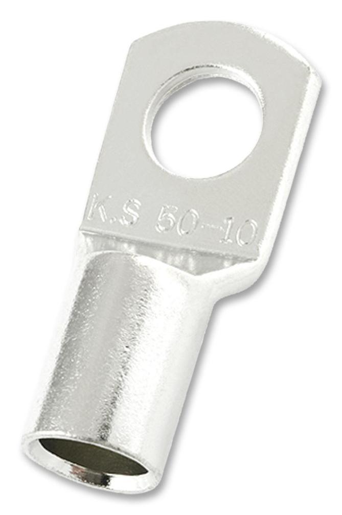 50.0mm² Copper Crimp Terminal Lug, 0AWG, M10 - MC000771